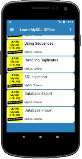 Learn MySQL Offline screenshot 5