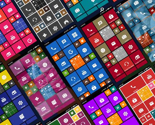 8.1 Metro Look Launcher Pro 7 تصوير الشاشة