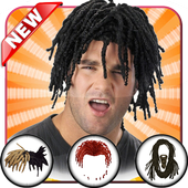 Dreadlocks Hair Photo Montage أيقونة