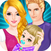 Princess Newborn baby icon