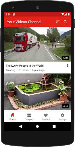 Your Videos Channel Demo screenshot 1