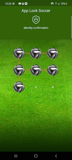 App Lock Soccer Pattern screenshot 3