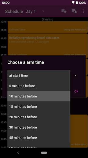 FOSDEM 2022 Schedule screenshot 5
