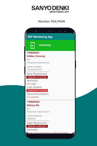 SDP Monitoring App 7 تصوير الشاشة