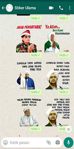 Stiker WA Islami Ulama WAStickeraApps screenshot 6