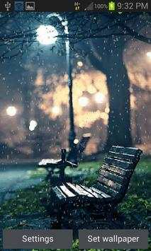Rainy Garden Live Wallpaper screenshot 1
