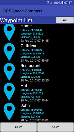 GPS Compass Speedometer Lite screenshot 2
