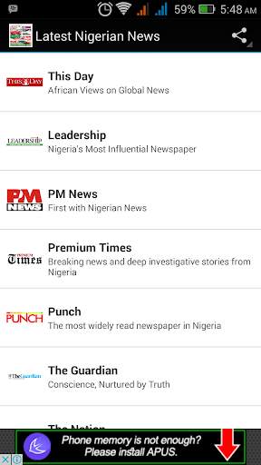 Latest Nigerian News screenshot 1