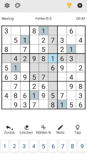 Sudoku screenshot 1