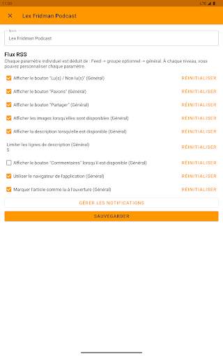 Lecteur RSS hors ligne screenshot 3