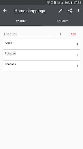 Family Shopping List Manager screenshot 2