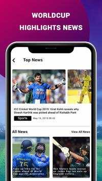 Live Cricket TV HD : Live Cricket World Cup screenshot 2