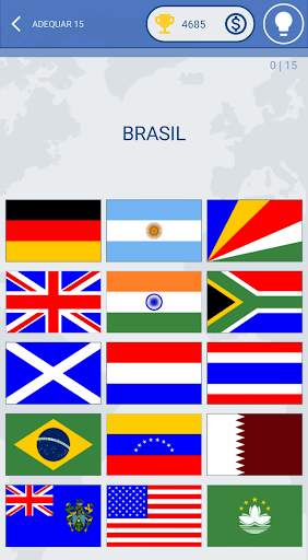 Teste de Bandeiras do mundo screenshot 7