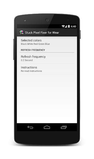Stuck Pixel Fixer for Wear screenshot 1