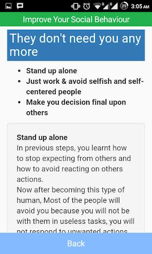 Improve Social Behaviour Demo screenshot 4