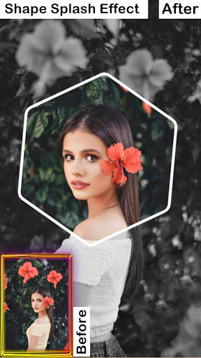 Color Splash Photo Effect - Shape Splash 4 تصوير الشاشة