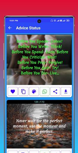 English Status 2021 - Best Quotes & Status & SMS screenshot 8