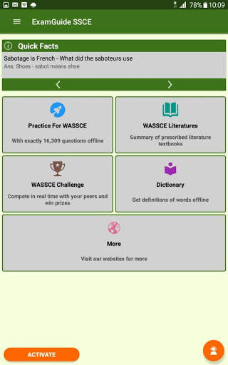 ExamGuide SSCE (WAEC) Practice Software 2021 скриншот 10