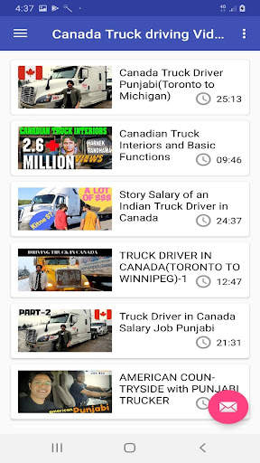 Canada Truck Driving Videos screenshot 1