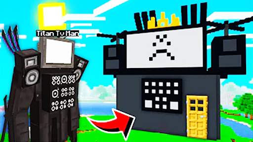 Minecraft Titan TVMan Mod screenshot 1