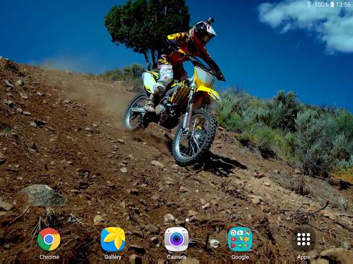 Motocross Live Wallpaper screenshot 9