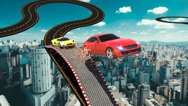 Car Racing Impossible Stunt:Extreme Tracks 3D screenshot 2
