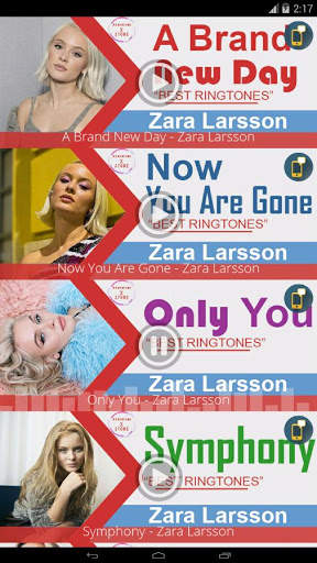 Zara Larsson - Best Ringtones скриншот 2