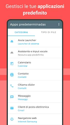 Gestione app predefinita Lite screenshot 1
