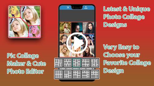 Photo Collage Maker HD 2021 - Pic Collage & Editor screenshot 1