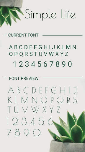 Simple Life Font for FlipFont,Cool Fonts Text Free screenshot 3