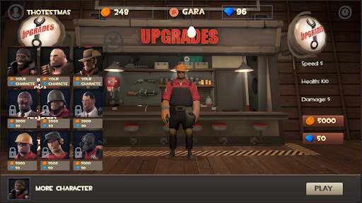 Heroes Strike PvP: Classes of the fortress screenshot 4