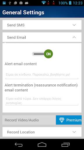 Smart Safe & Sound Panic app screenshot 5