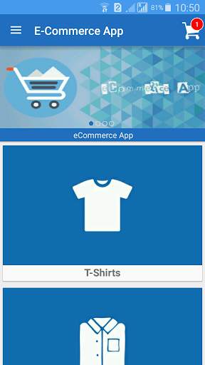 E-Commerce App screenshot 1