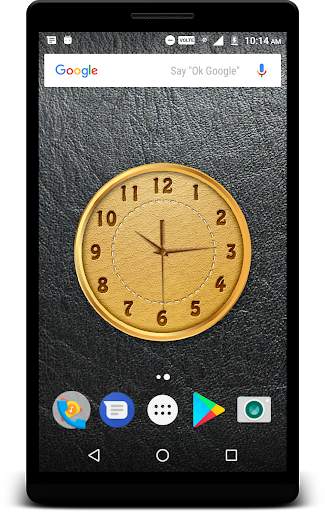 Leather Clock Live Wallpaper screenshot 1