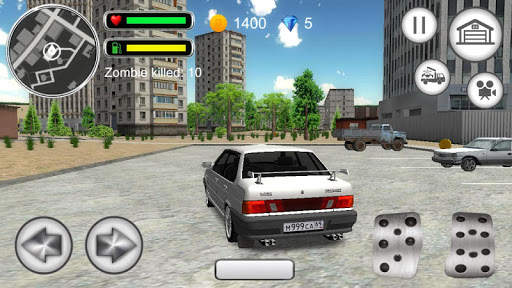 Driver 3D: Lada Samara 2115 simulator screenshot 1