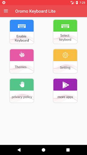 Oromo Keyboard Lite screenshot 1