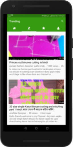 Hindi Blouse Cutting and Stitching Video Tutorials screenshot 2