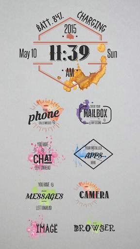 Watercolour for Total Launcher screenshot 1
