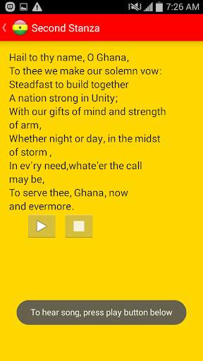 The Ghana National Anthem скриншот 4