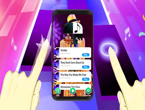 Michael Jackson Piano Tiles Game screenshot 1