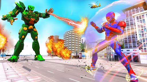 Flying Super Hero Dog Rescue screenshot 4