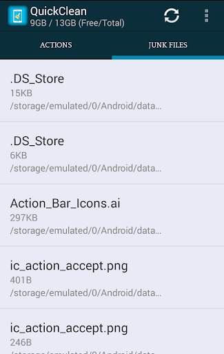 QuickClean Lite-Memory Cleaner screenshot 4