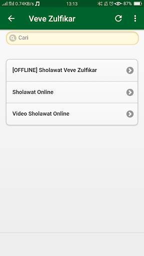 Offline Sholawat Veve Zulfikar screenshot 2