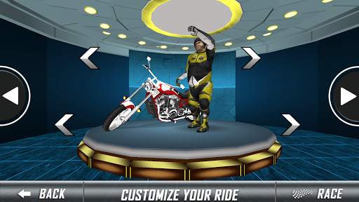 The Race: 3D Motorcycle Racing & Fighting Game screenshot 2