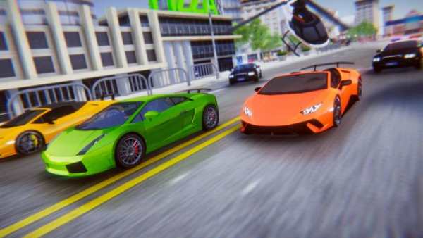 Lamborghini Car Racing Simulator City screenshot 1
