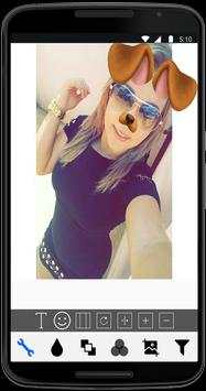 Editor de Fotos Efeitos Cachorro Carinhas do Snap screenshot 4