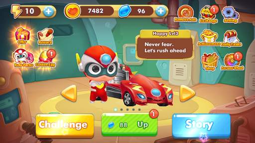 Rush Hero - Car Transform Racing screenshot 2