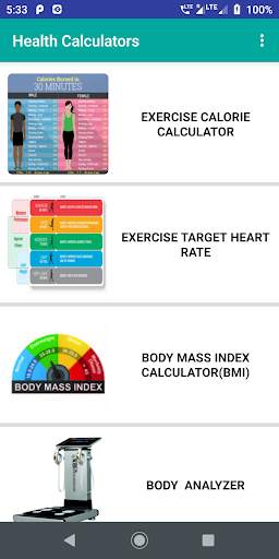 Health Calculators & Fitness App screenshot 4
