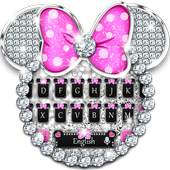 Pink Minny Diamond keyboard 10001003