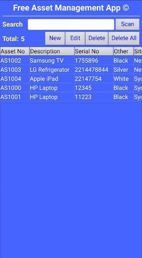 Free Asset Management App screenshot 5